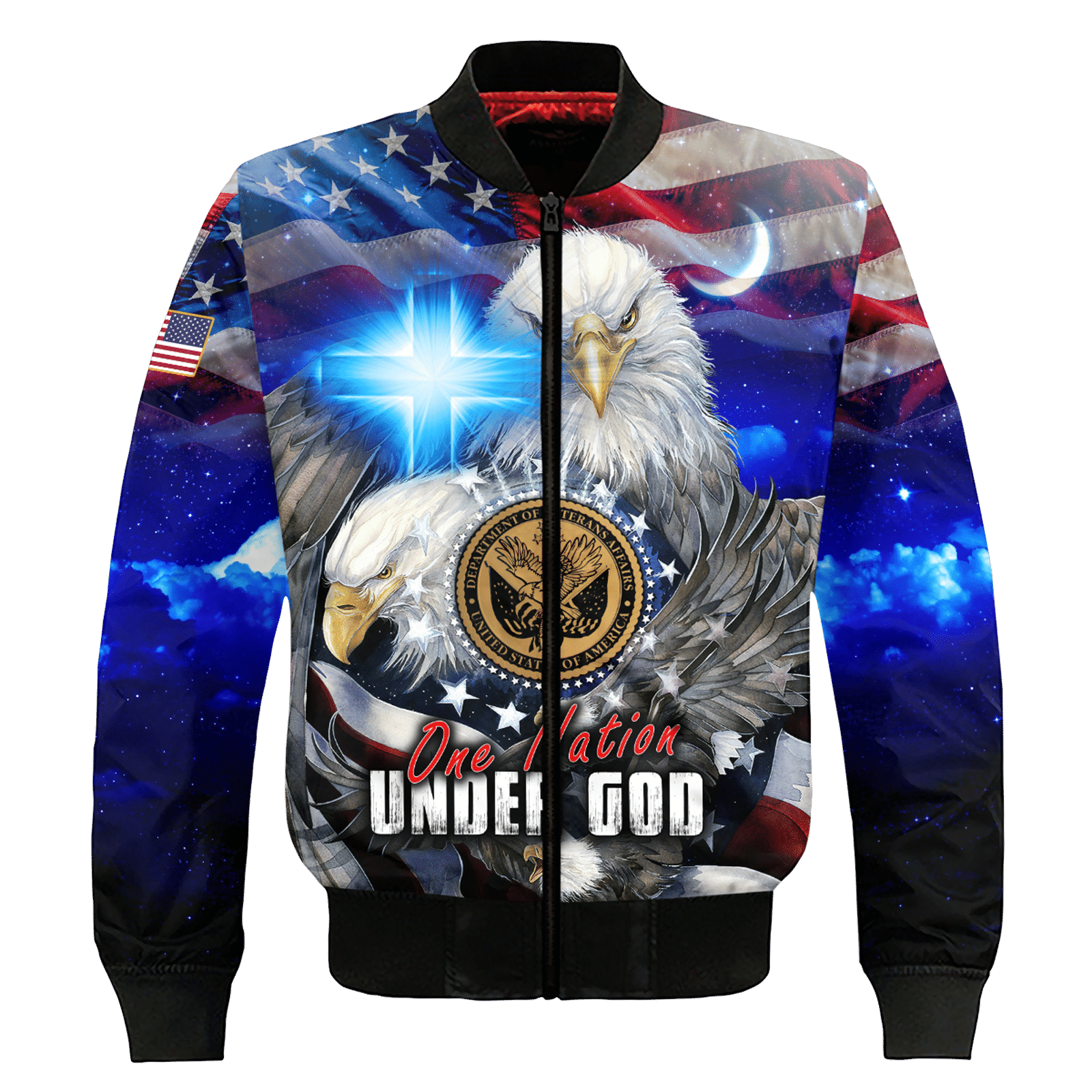 One Nation Under GOD - Independence Day - Unisex Hawaiian Shirt - Short