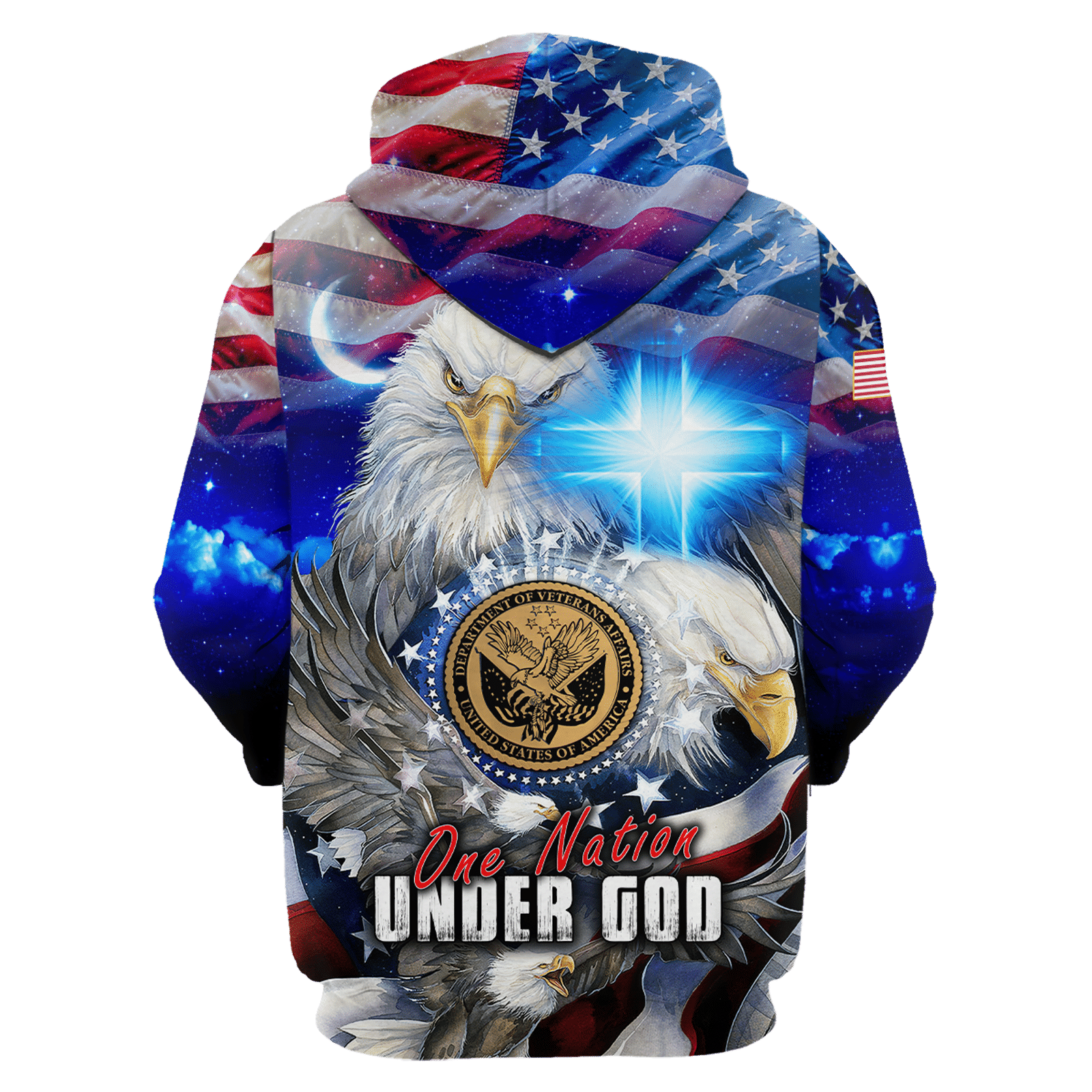 One Nation Under GOD - Independence Day - Unisex Hawaiian Shirt - Short