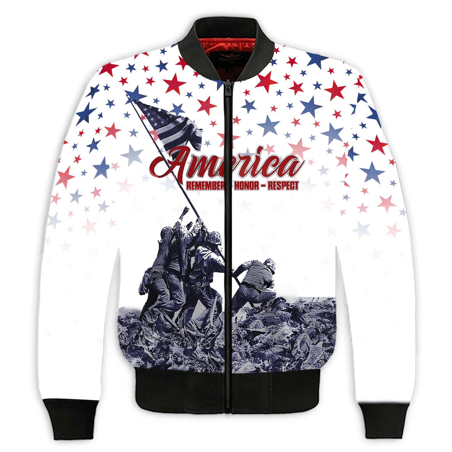 Remember - Honor - Respect - Independence Day - Unisex Hawaiian Shirt - Short