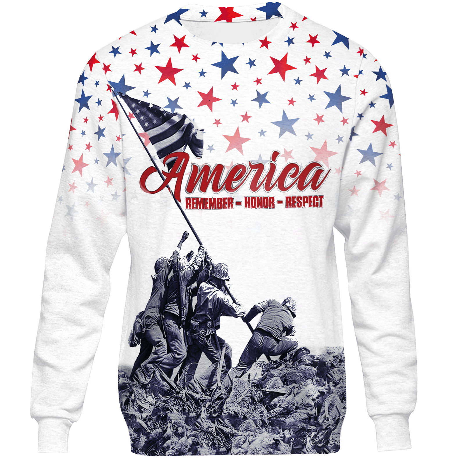 Remember - Honor - Respect - Independence Day - Unisex Hawaiian Shirt - Short