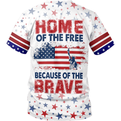 Remember - Honor - Respect - Independence Day - Unisex Hawaiian Shirt - Short