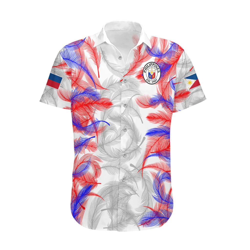 (Custom Text And Number) 2023 Philippines Anzkals Football Hawaiian Shirt Pilipinas Be Unique LT9