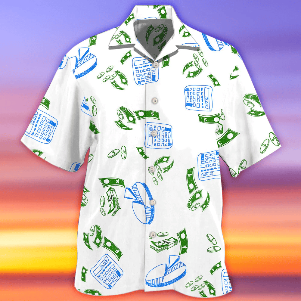 Accountant Money Chart Basic Hawaiian Shirt