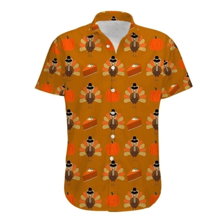 Turkeys Tiramisu Thanksgiving Hawaiian Shirt