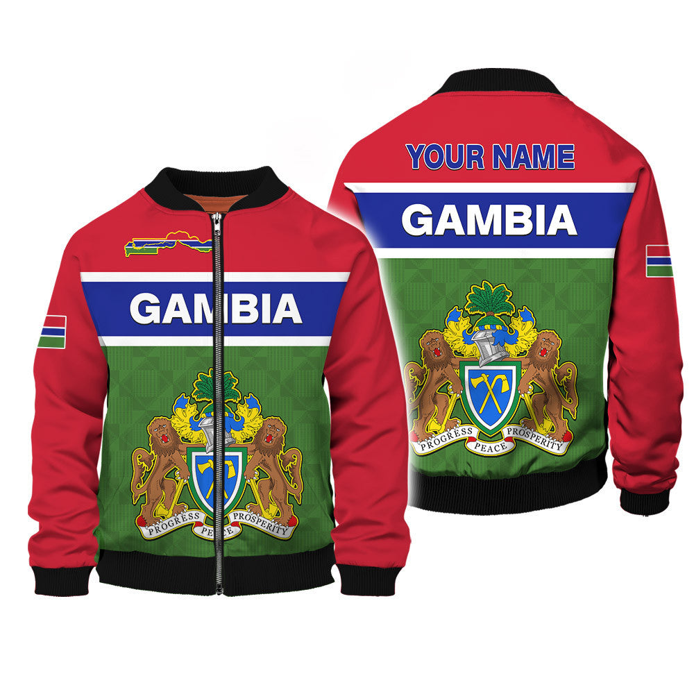 Custom Personalised Gambia Hawaiian Shirt Happy 58th Independence Anniversary Flag Style