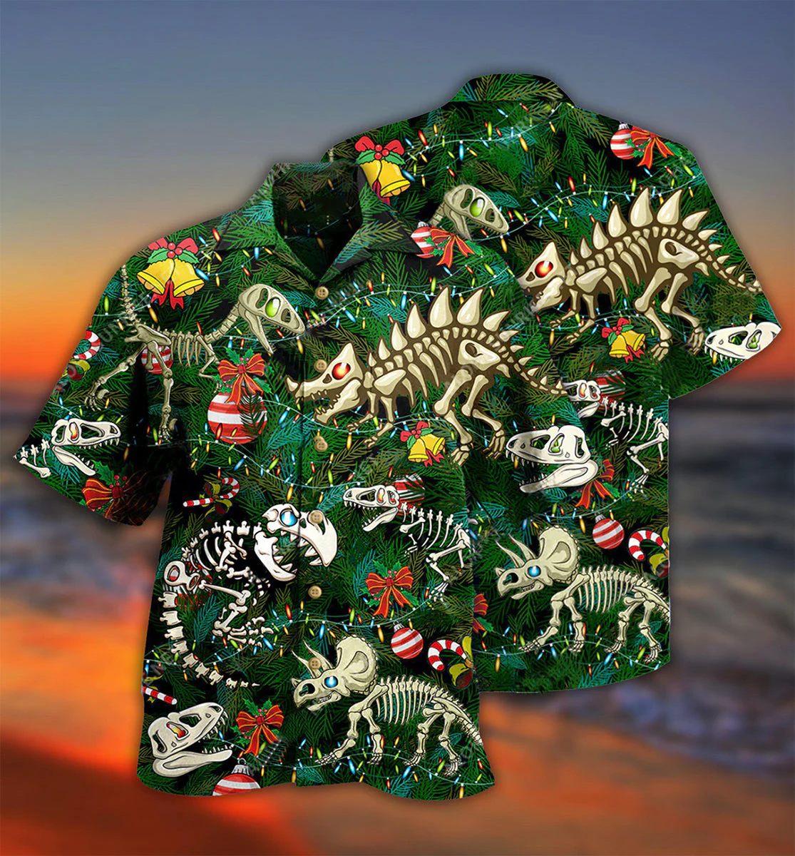 Dinosaur Dear Santa I Am A Dinosaur Christmas Hawaiian Shirt