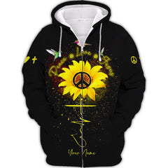 Unisex Shirt, Peace Love Jesus Shirt, No War Hoodie, Anti-War Apparel, Stand for Peace