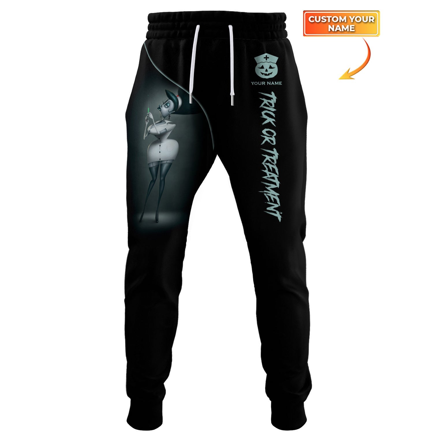 Woman Clothing, Custom Halloween Jogger, Halloween Sportwear, Jogger Pants For Halloween