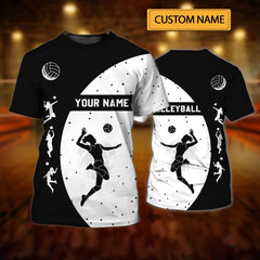 Woman Shirt - Custom Name T-Shirt - Volleyball Shirt - Volleyball Clothing