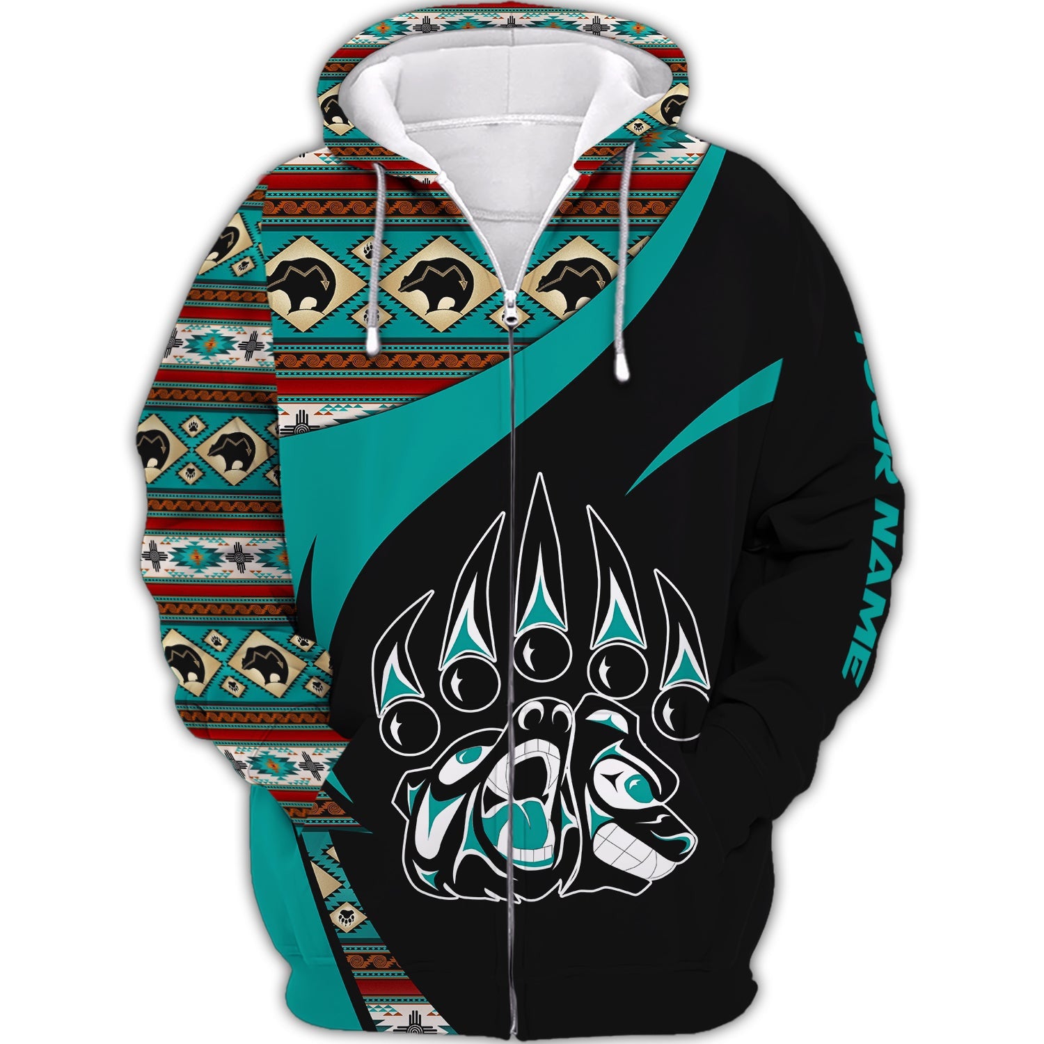 Unisex Shirt, Native Bear Shirt, Native American Hoodie, Indigenous Shirt