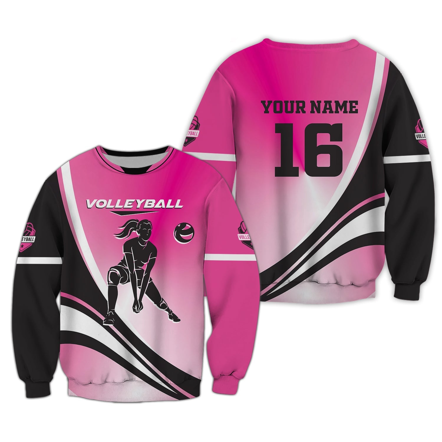 Woman Shirt, Custom Name and Number Volleyball Shirt, T-Shirt for Volleyball Club, Gift for Volleyball Players