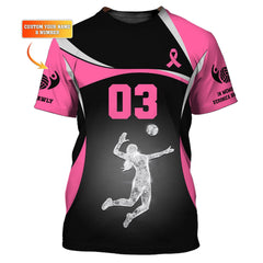 Woman Shirt, Custom Name and Number Volleyball Shirt, T-Shirt for Volleyball Team, Gift for Volleyball Players