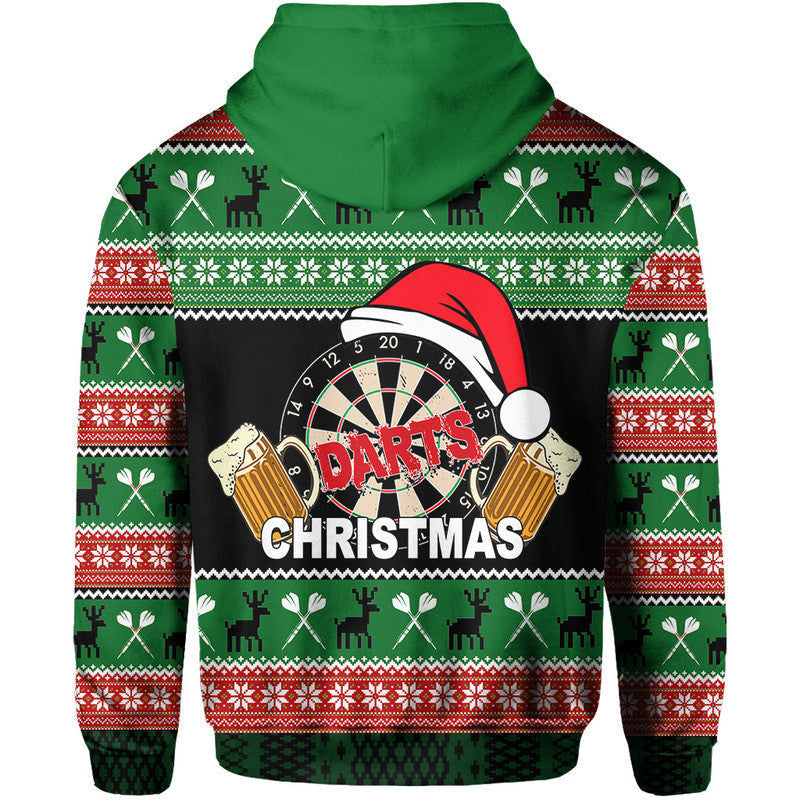 Darts And Beer For Christmas Hoodie No.3