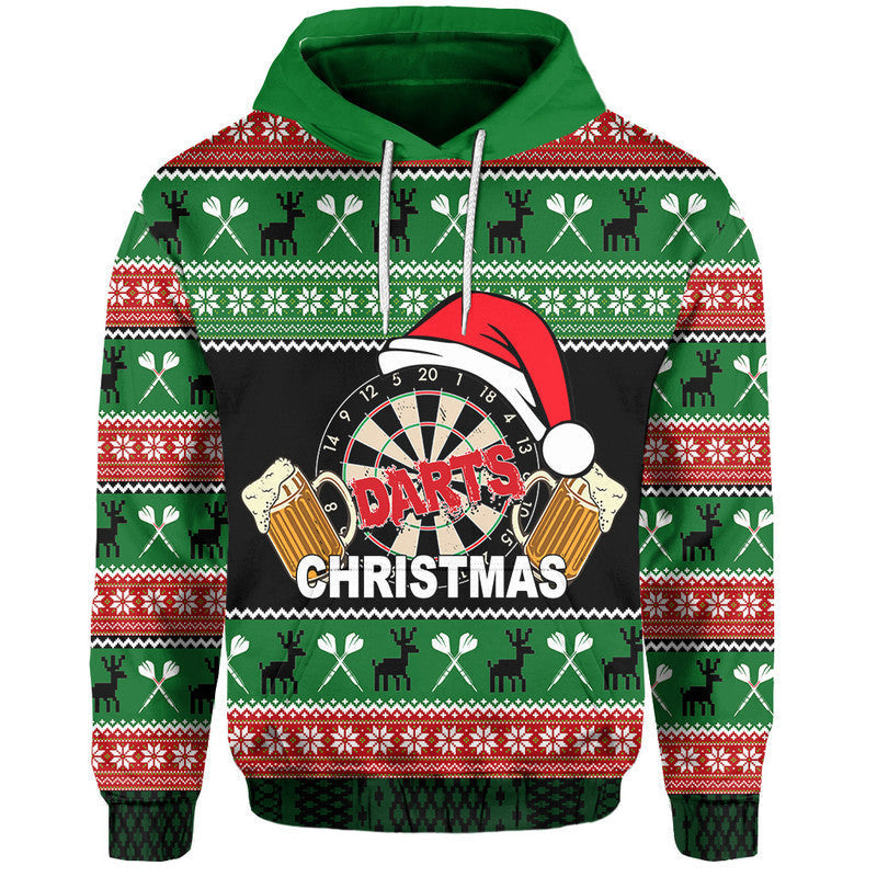 Darts And Beer For Christmas Hoodie No.3 LT6