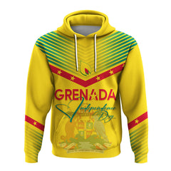 Grenada Independence Day Hoodie Geometric Style Ver 02 LT7