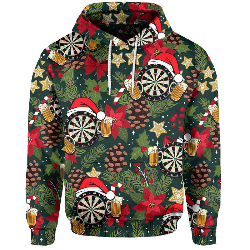 Darts Christmas Patterns Hoodie No.2 LT6