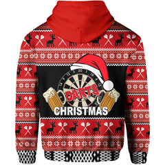 Darts And Beer For Christmas Hoodie No.2