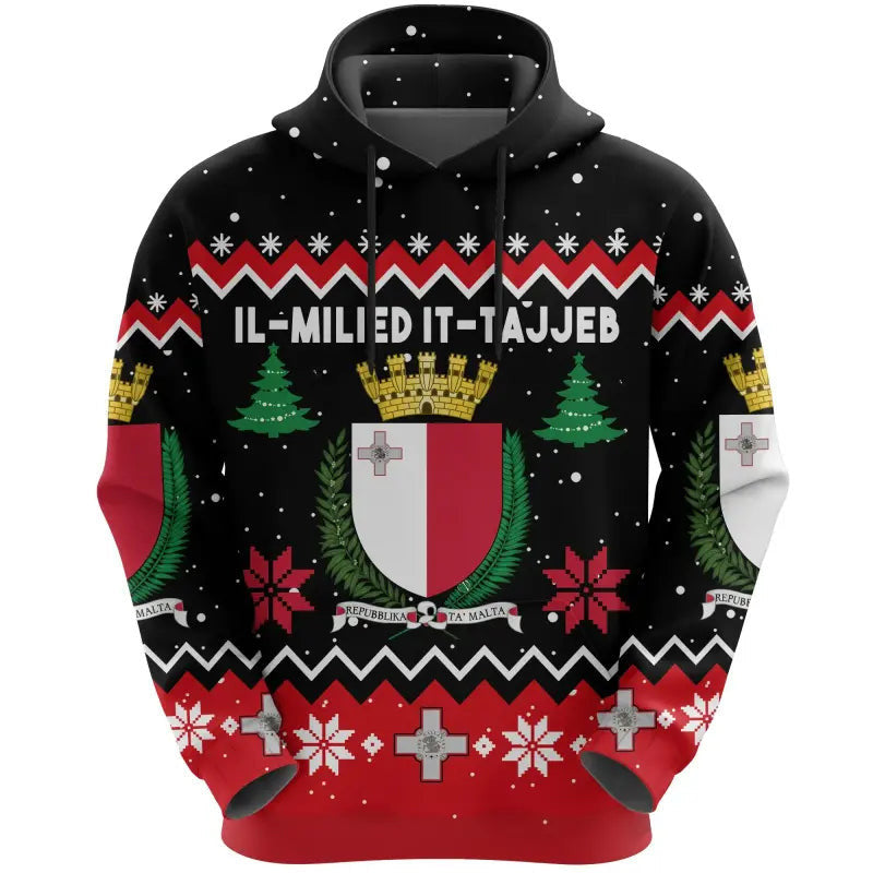 Malta Christmas 3D  Hoodie