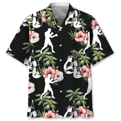 Boxing Nature Flower Hawaiian Shirt