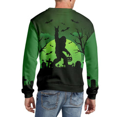 Bigfoot Halloween Night All Over Print Green