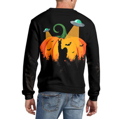 Bigfoot Pumpkin UFO All Over Print