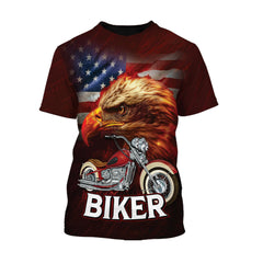 American Biker T-Shirt For Men & Women