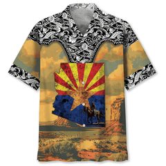 Arizona Monument Valey Hawaiian Shirt