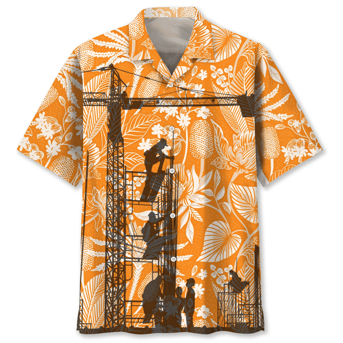 A Legendary Construction Worker Has Retired Hawaiian Shirt