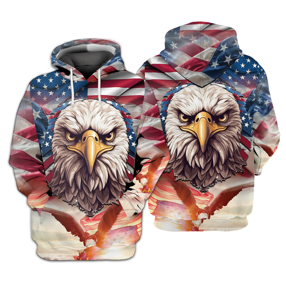 American Eagle Hoodie All Over Print