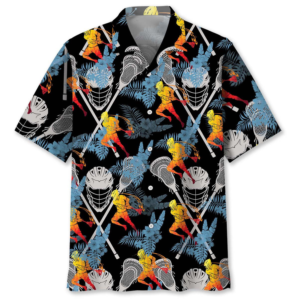 Lacrosse Tropical Hawaiian Shirt