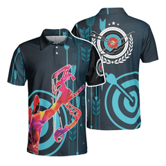 Archery Blue Polo Shirt For Men