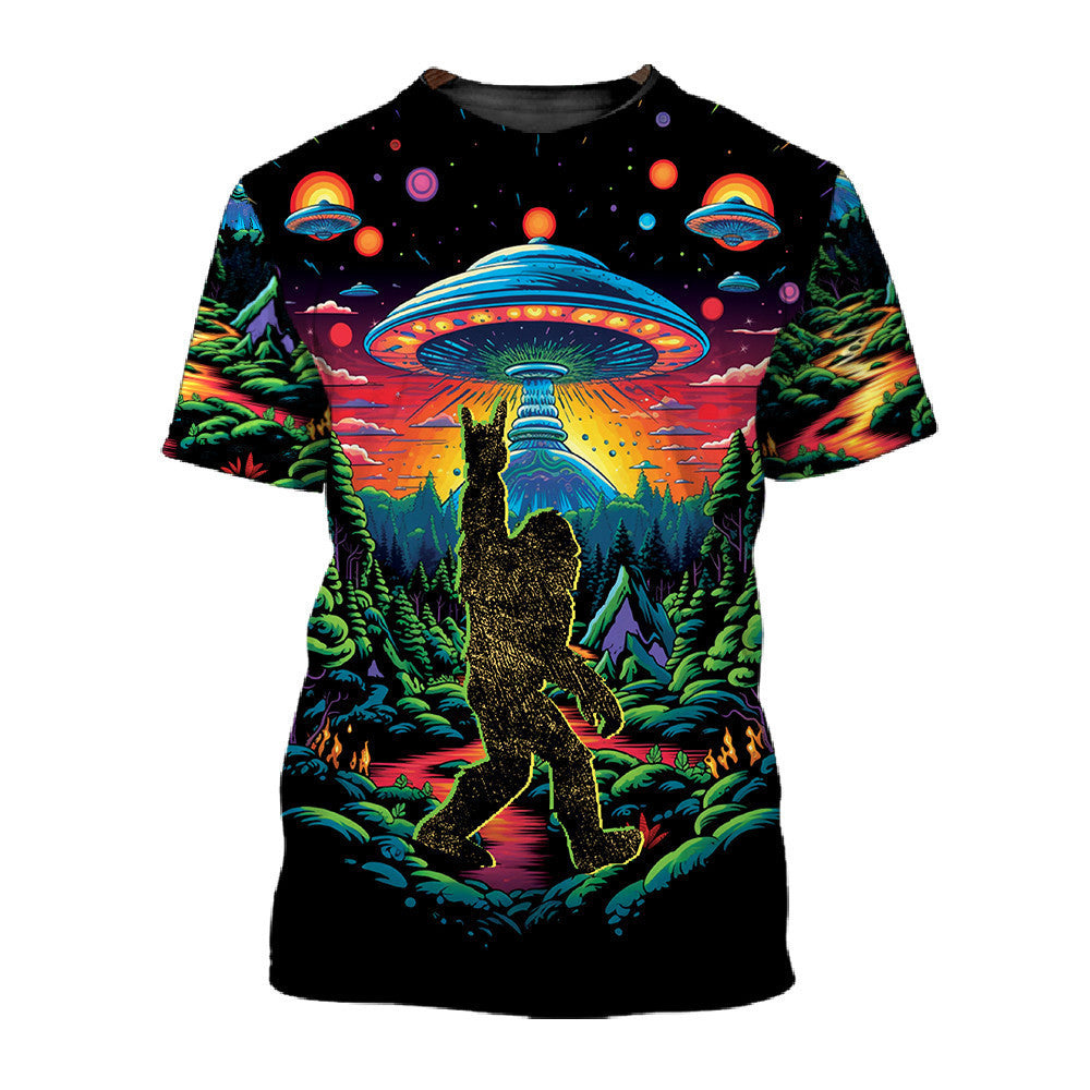 Alien Bigfoot T-Shirt For Men & Women