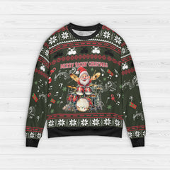 Gnome Drummer Funny Christmas Sweater