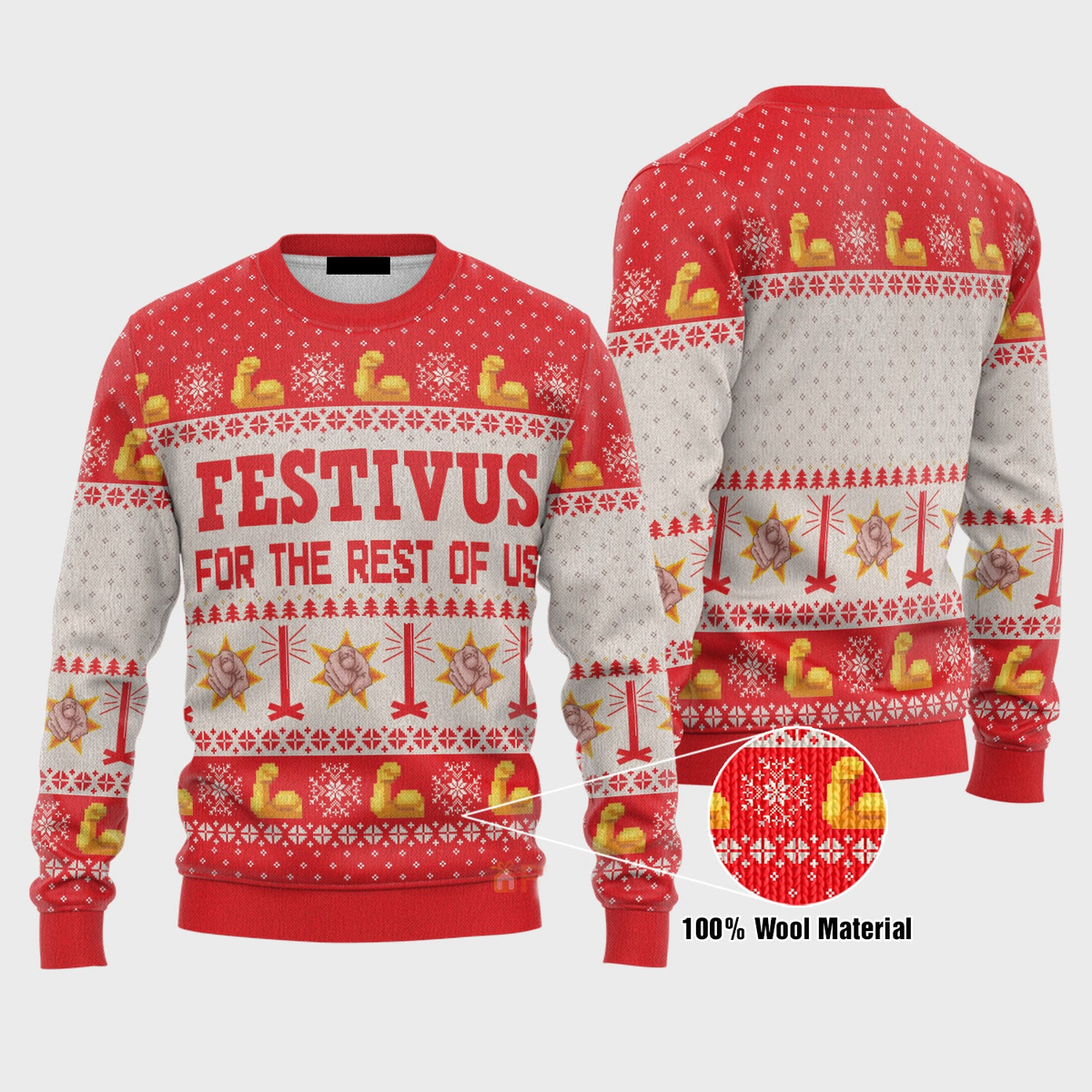 Festivus For The Rest Of Us Ugly Christmas Sweater For Men & Women