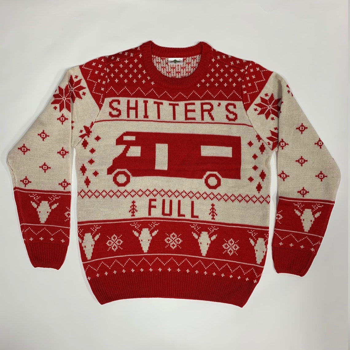 Christmas Vacation Shitter's Full Ugly Christmas Sweater Multi Color