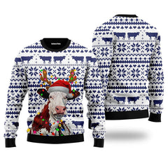 Cow Ugly Christmas Sweater For Men & Women, Gift for Cow Lover, Christmas Shirt