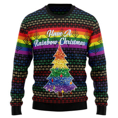 LGBT Rainbow Ugly Christmas Sweater, Pride PGBT Tree Christmas 3D Shirt, Gift for LGBT