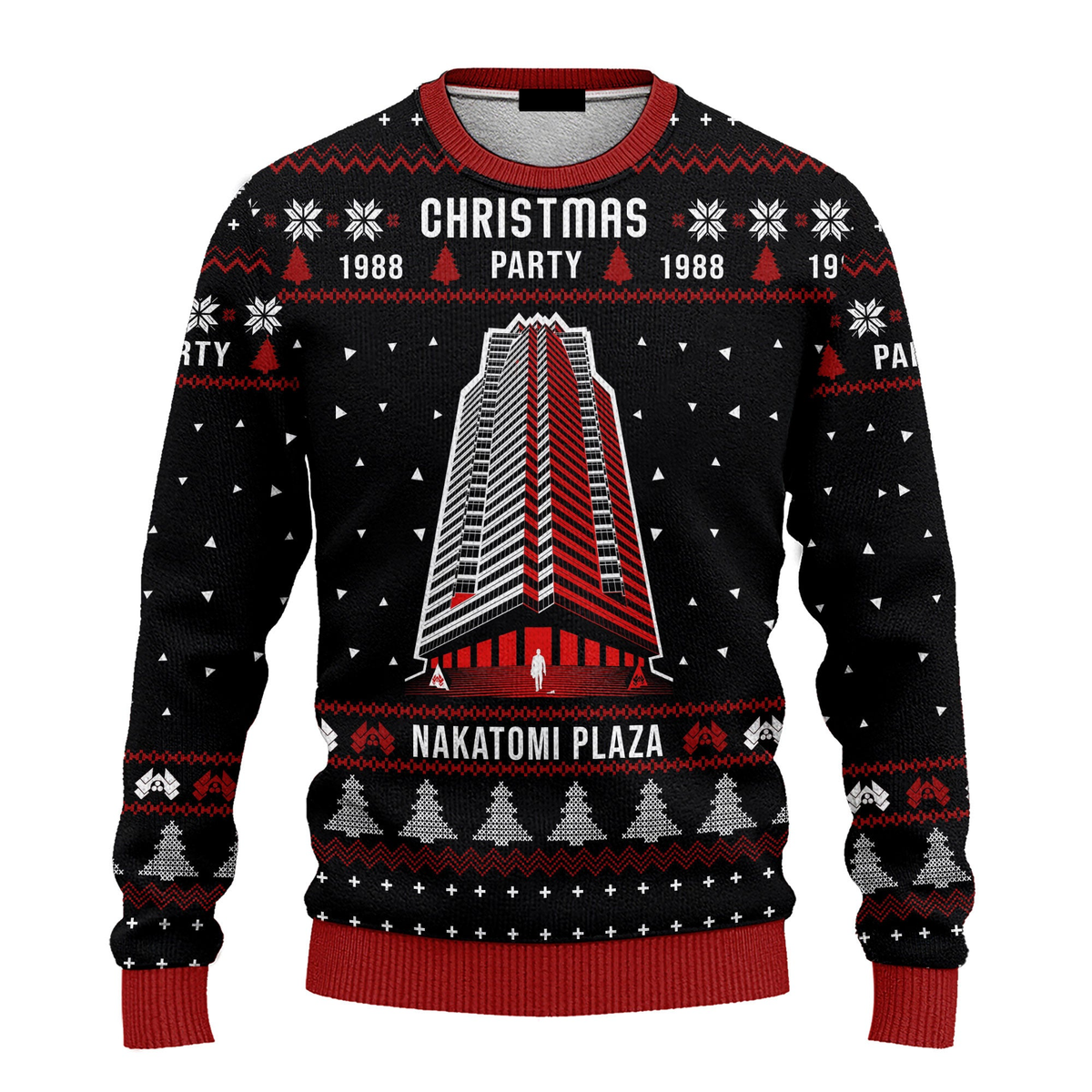 Nakatomi Plaza Ugly Christmas Sweater For Men And Women