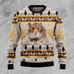 Hamster Cute Ugly Christmas Sweater, Idea Shirt for Hamster Pet Lovers