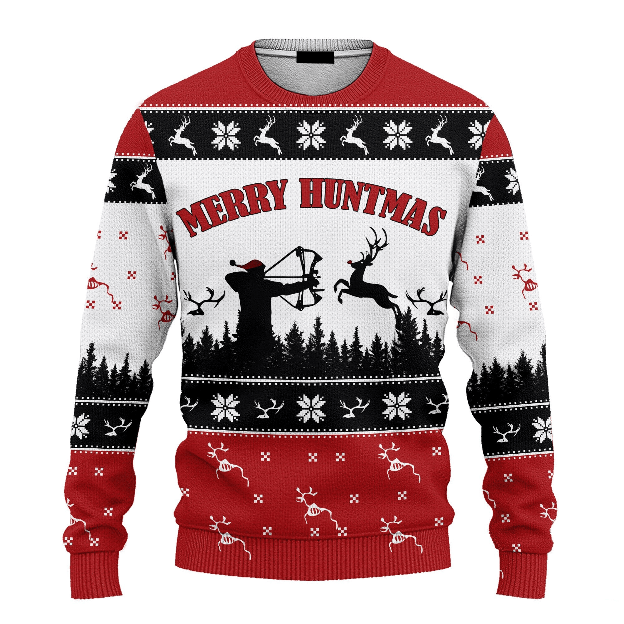 Hobby Merry Huntmas Hunting Ugly Christmas Sweater, Shirt for Hunting Lovers