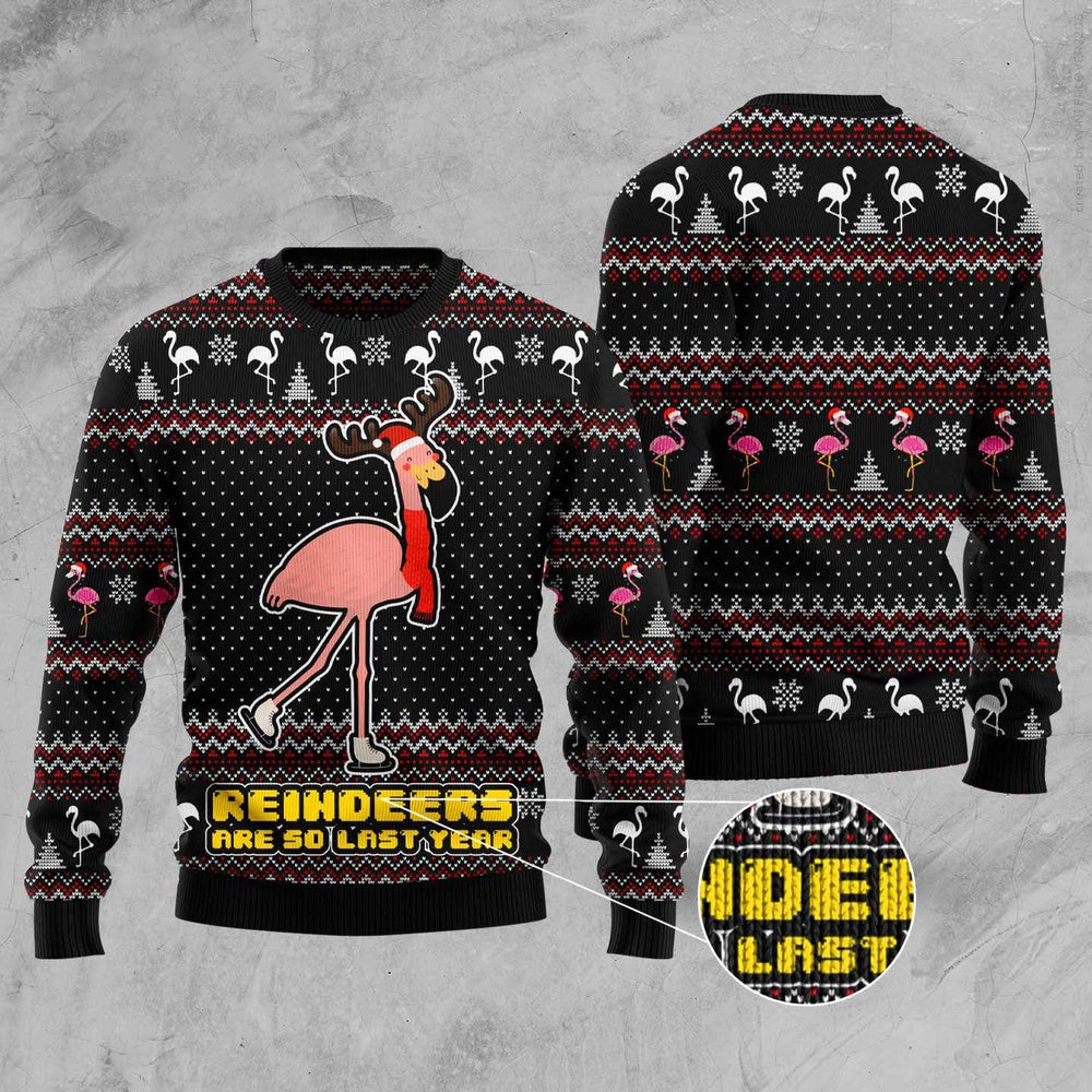 Reindeers Are So Last Year Ugly Christmas Sweater, Funny Xmas Sweater