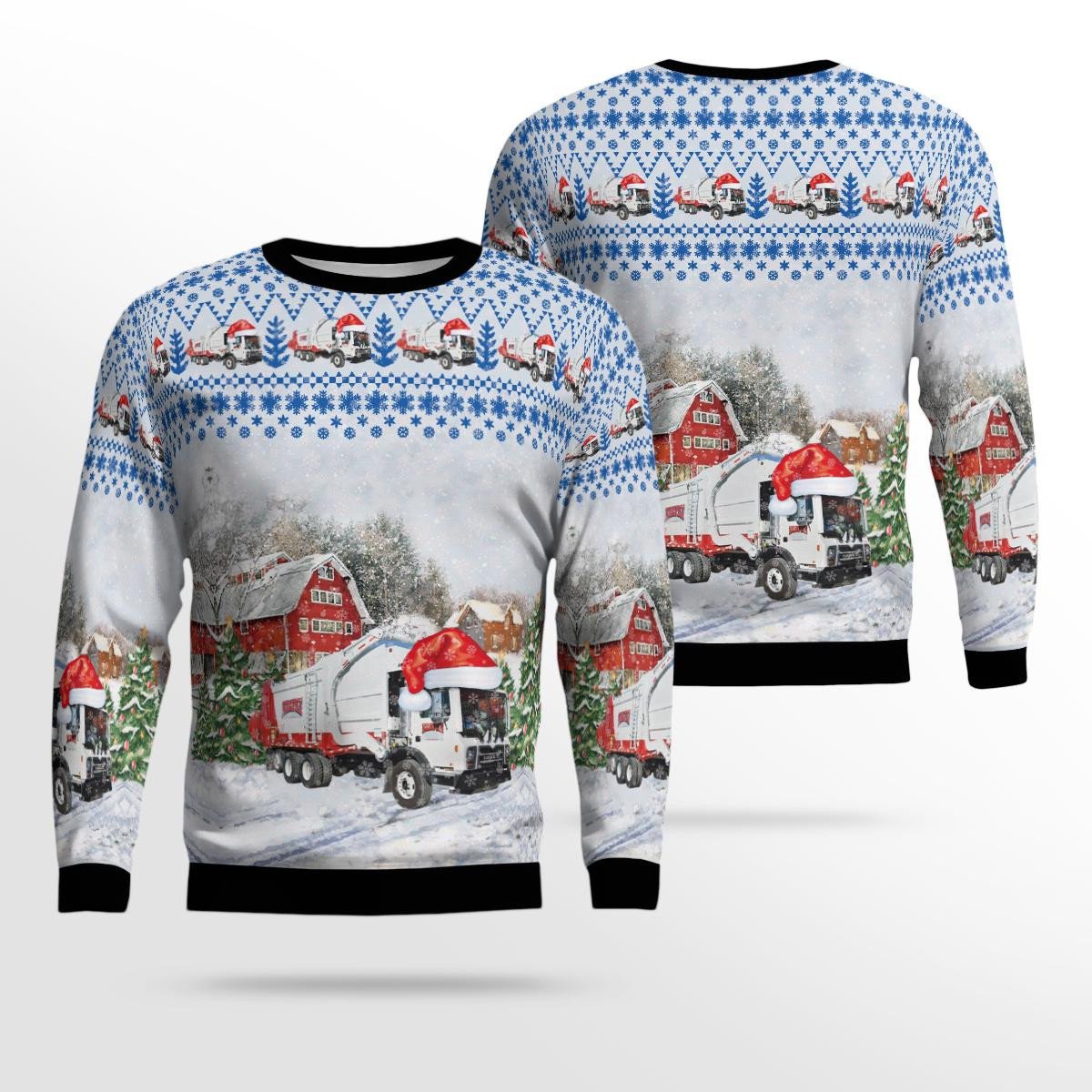 Rumpke Waste & Recycling Christmas Ugly Sweater 3D, Shirt for Christmas