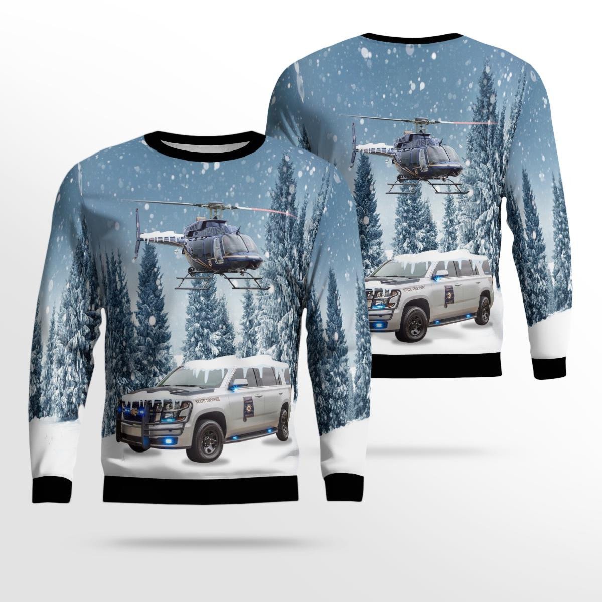 Alabama State Troopers Christmas Ugly Sweater 3D Shirt