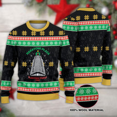 Nakatomi Plaza Die Hard Ugly Christmas Sweater,  Christmas Party Ugly Sweater For Men & Women